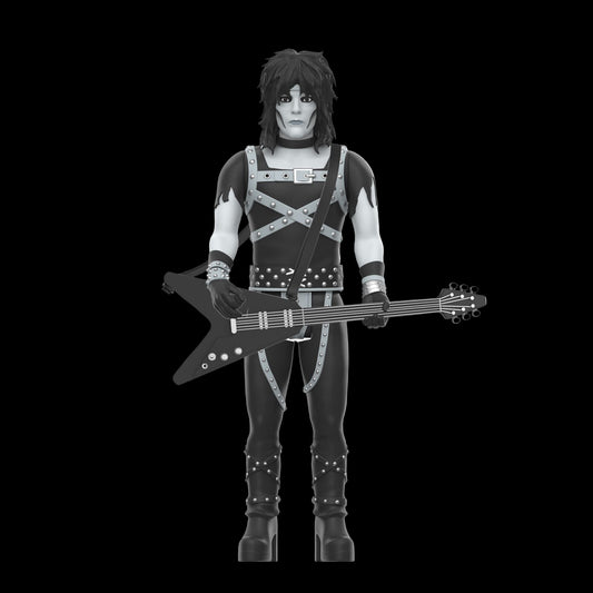 Super7 x Mötley Crüe - Mick Mars (Shout At The Devil B&W) ReAction Figure