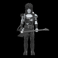 Super7 x Mötley Crüe - Nikki Sixx (Shout At The Devil B&W) ReAction Figure