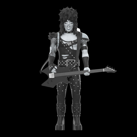 Super7 x Mötley Crüe - Nikki Sixx (Shout At The Devil B&W) ReAction Figure