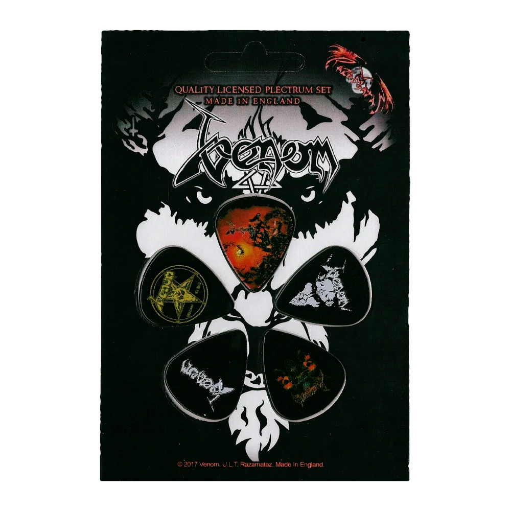 Venom "Set of 5" Licensed Guitar Picks