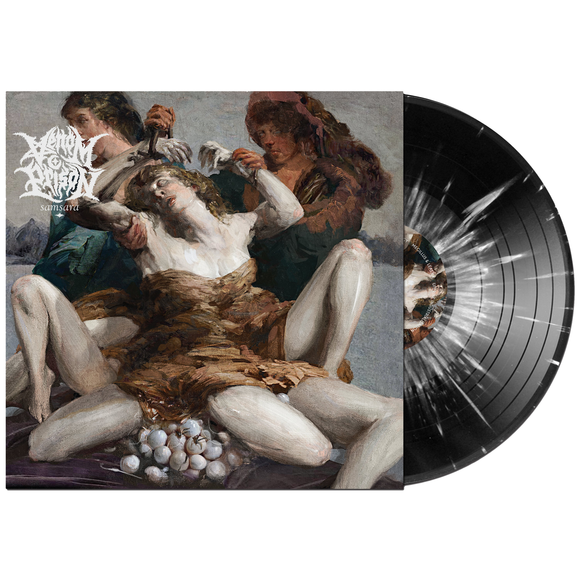 Venom Prison "Samsara" Black w/White Splatter Vinyl