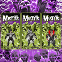 Super7 x Misfits - Skeleton Danzig, Jerry Only, The Fiend 5.5