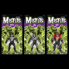 Super7 x Misfits - Skeleton Danzig, Jerry Only, The Fiend 5.5" 3x Action Figure Set