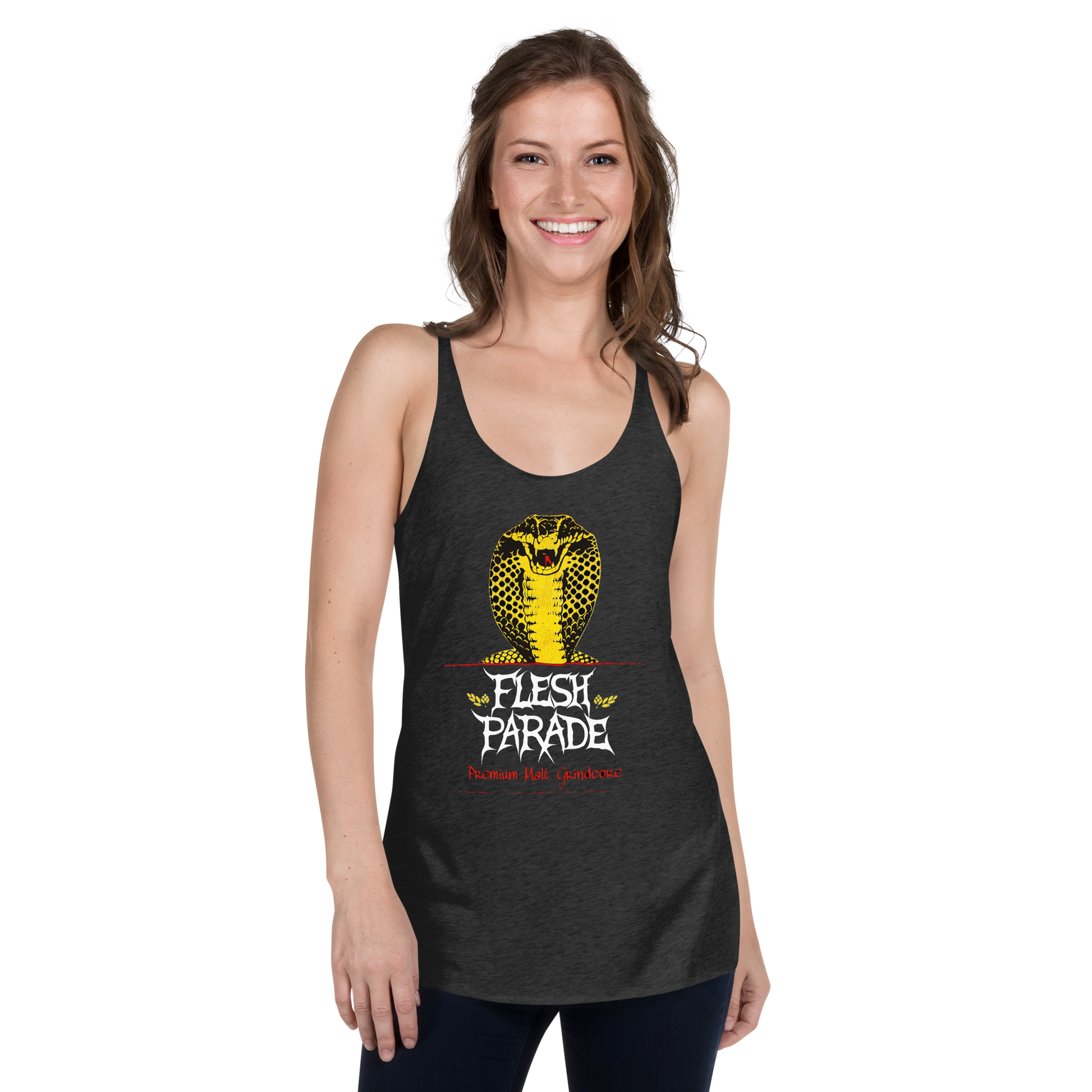Flesh Parade "King Cobra" Women's Racerback Tank